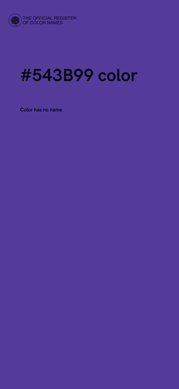 #543B99 color image
