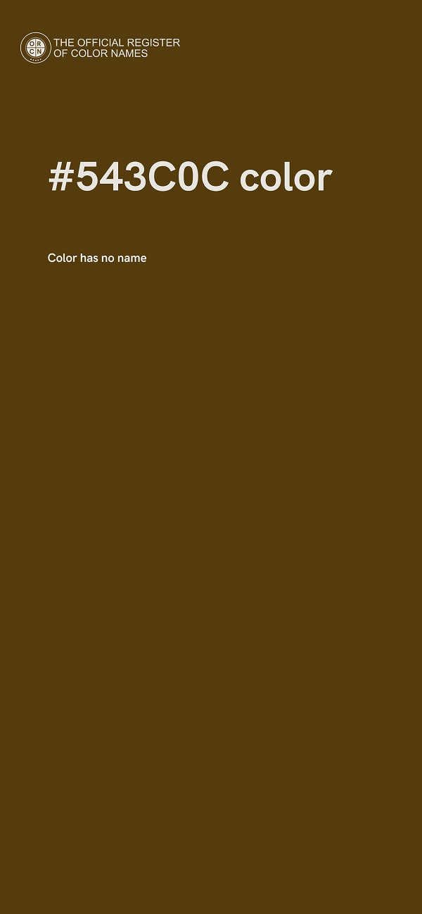 #543C0C color image