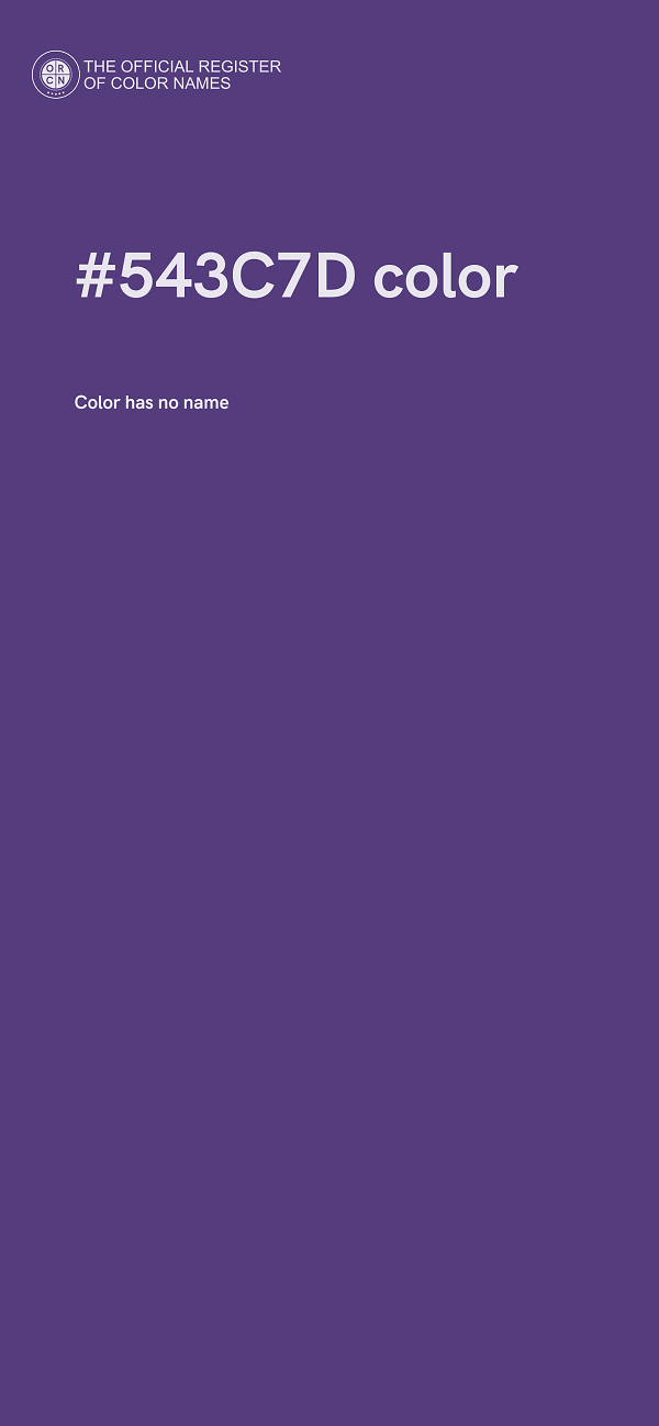#543C7D color image