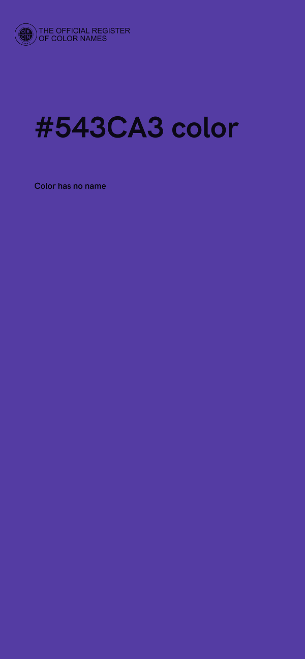#543CA3 color image