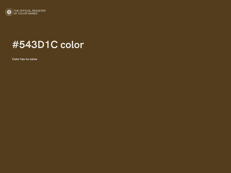 #543D1C color image