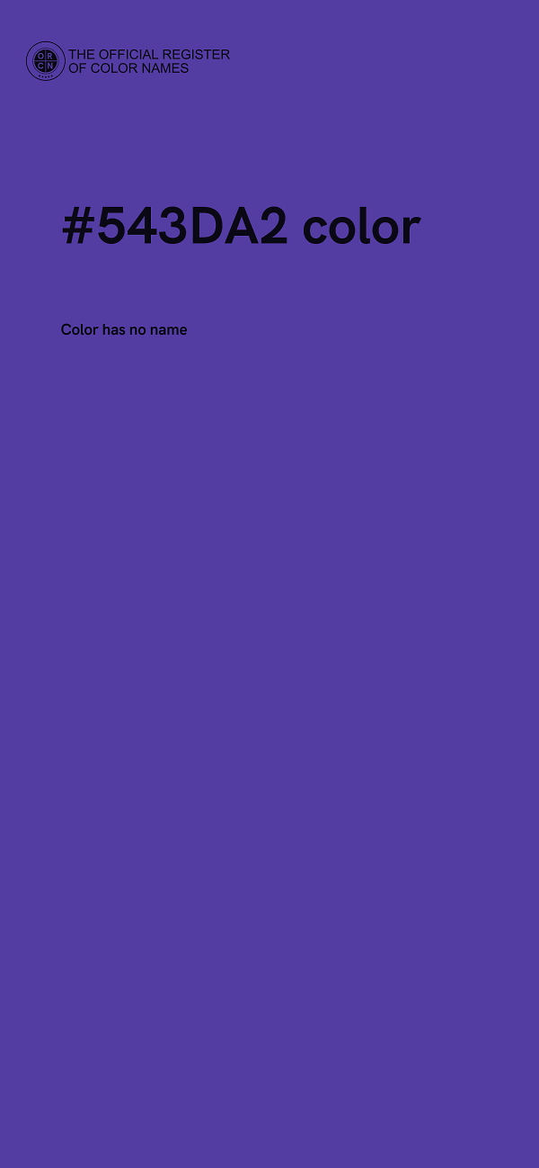 #543DA2 color image