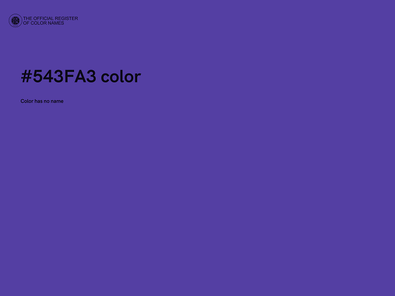 #543FA3 color image