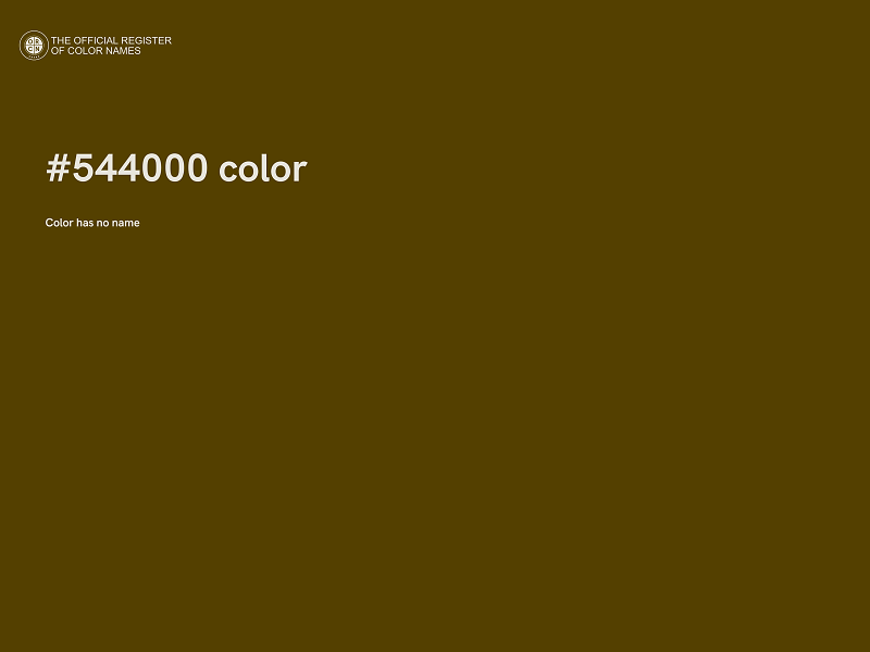 #544000 color image