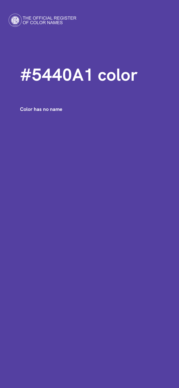 #5440A1 color image