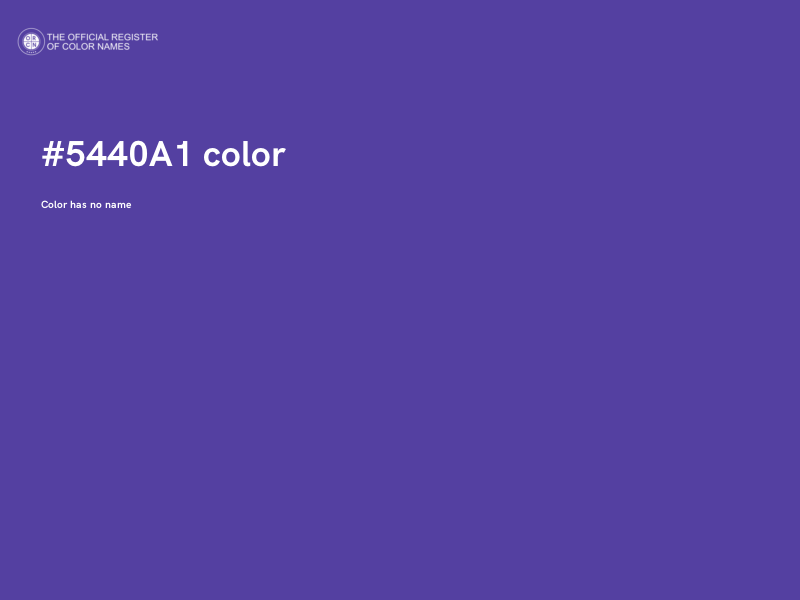#5440A1 color image