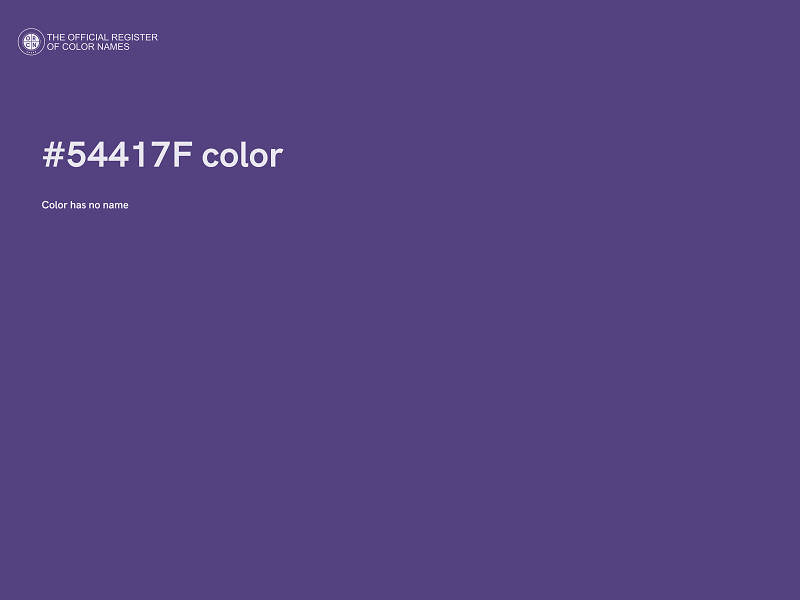 #54417F color image
