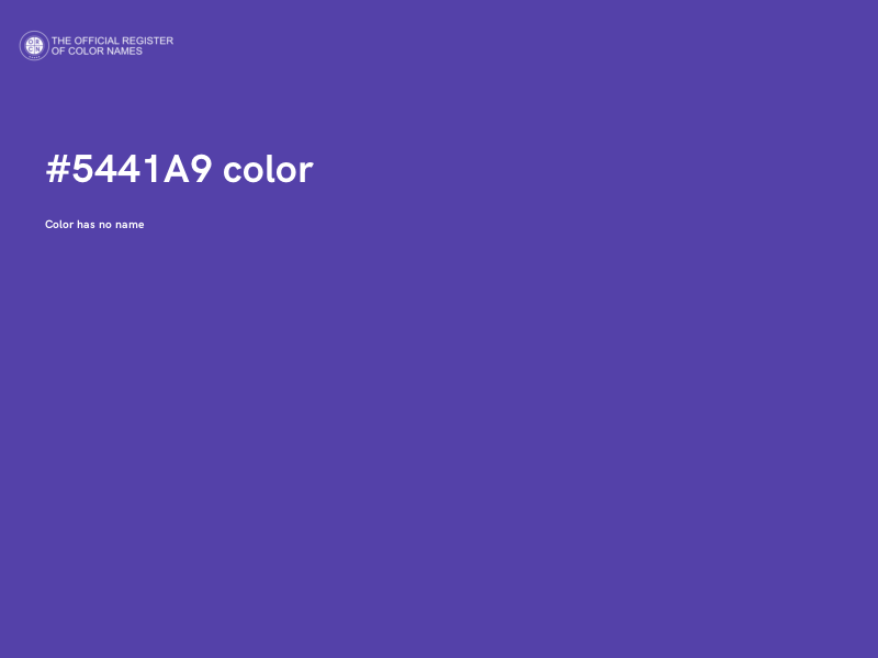 #5441A9 color image