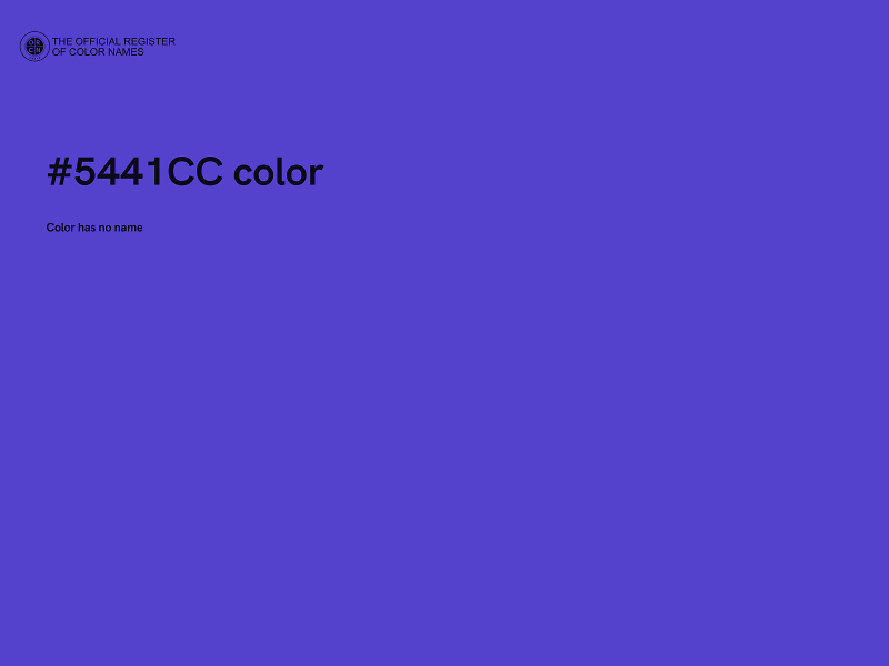 #5441CC color image