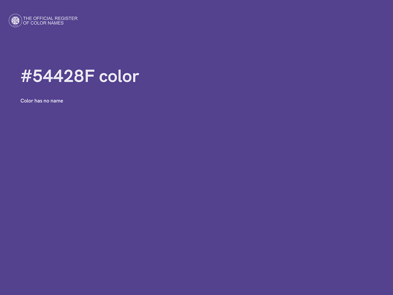 #54428F color image