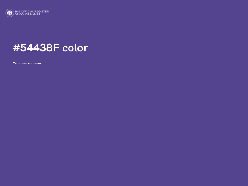 #54438F color image