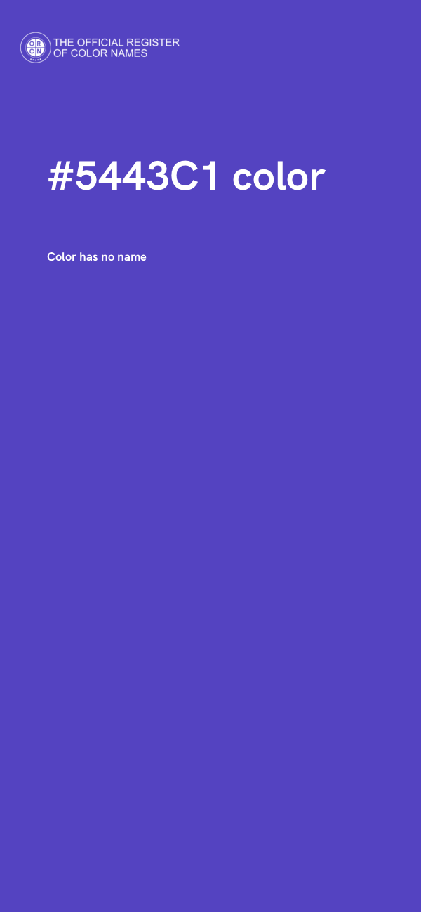 #5443C1 color image