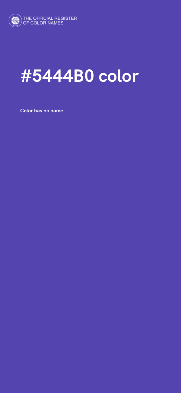 #5444B0 color image