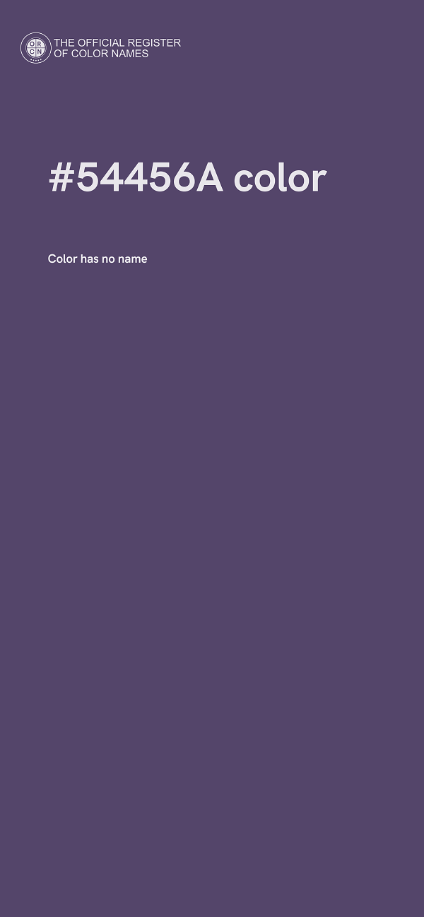 #54456A color image