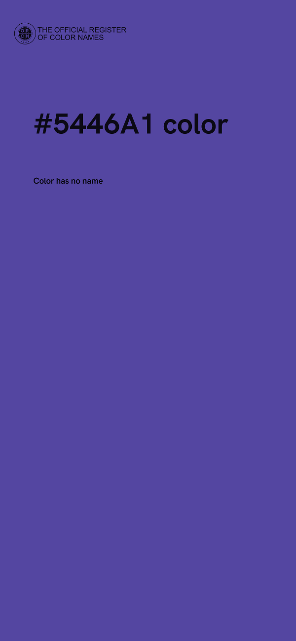 #5446A1 color image
