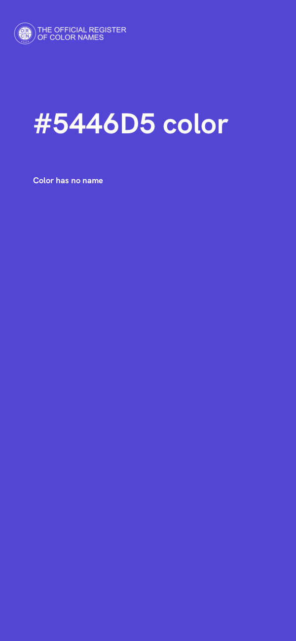 #5446D5 color image