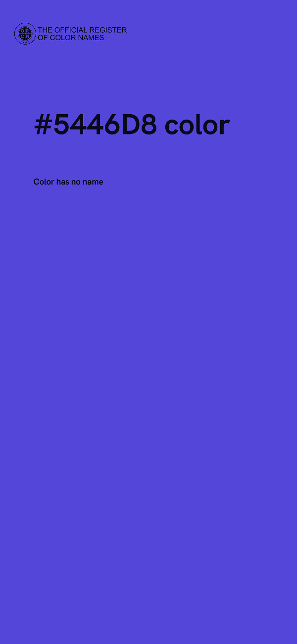 #5446D8 color image