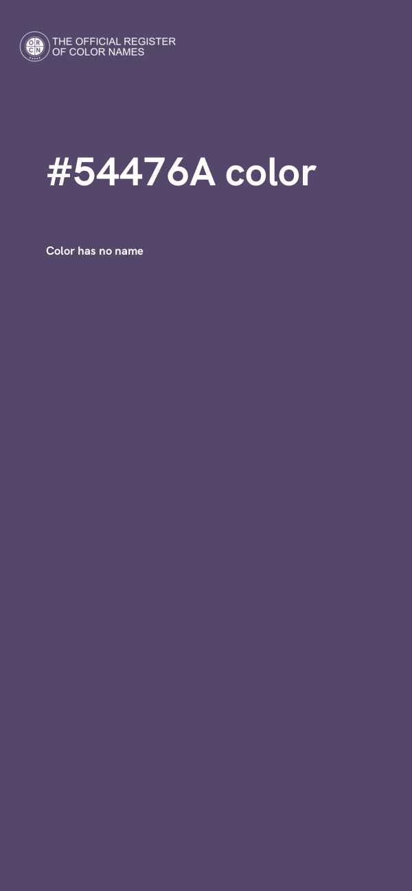 #54476A color image
