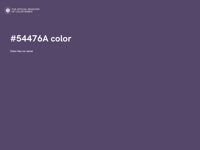 #54476A color image