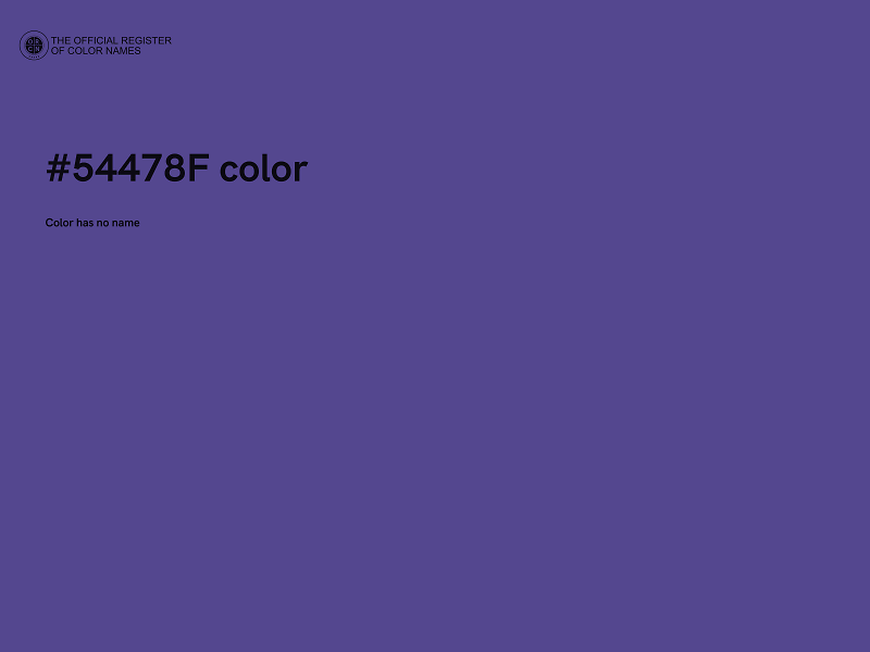 #54478F color image
