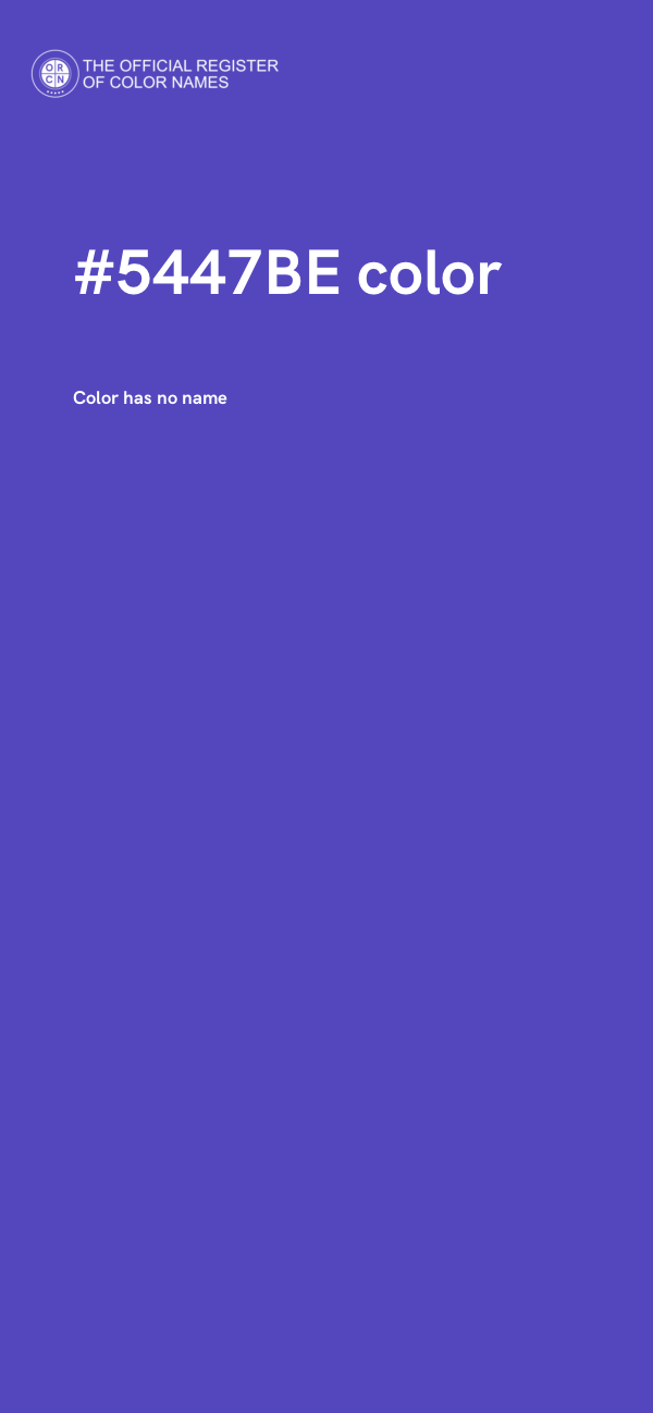 #5447BE color image
