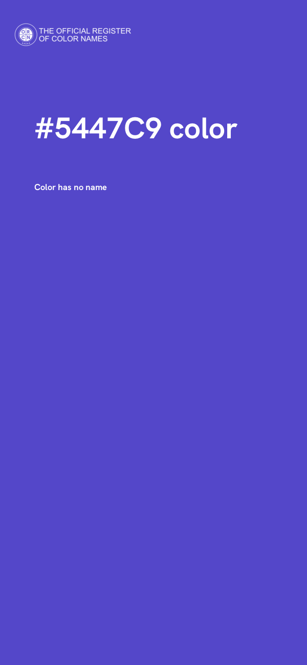 #5447C9 color image