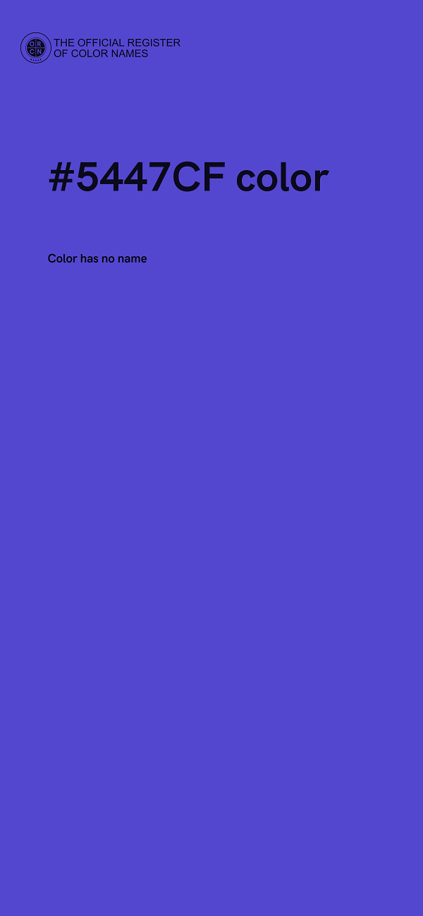 #5447CF color image