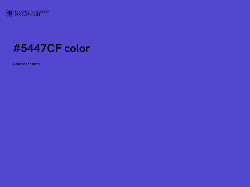 #5447CF color image