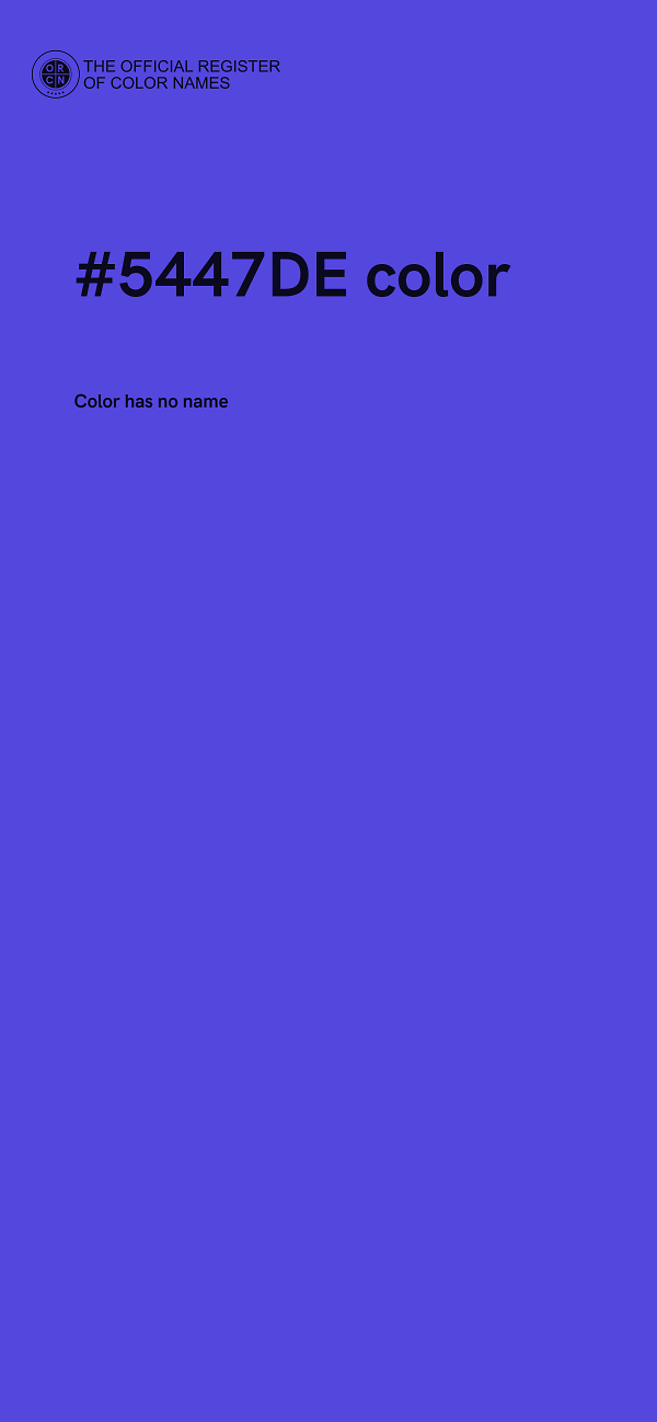 #5447DE color image