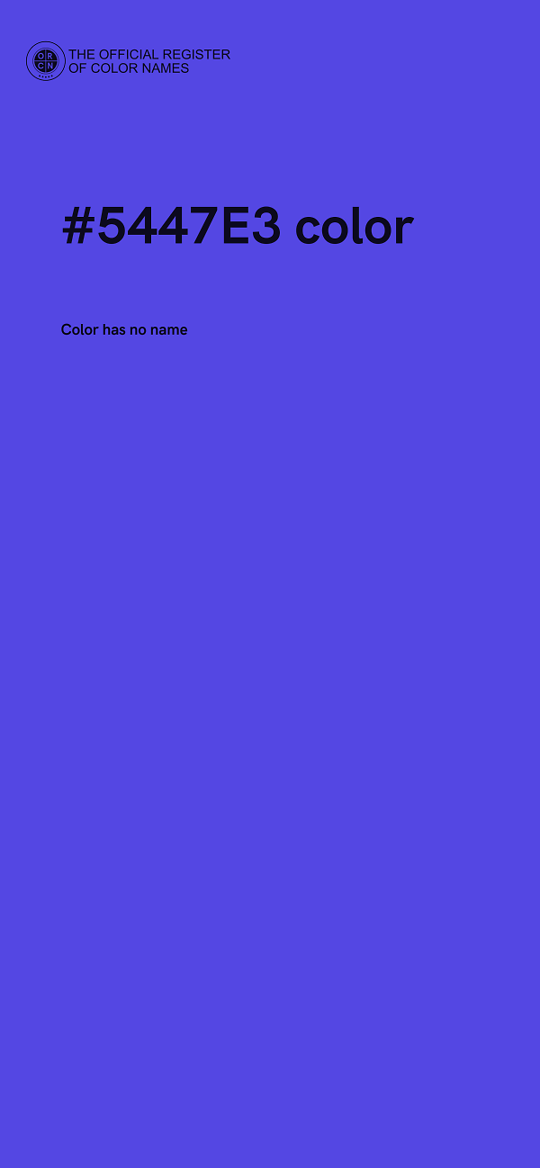 #5447E3 color image