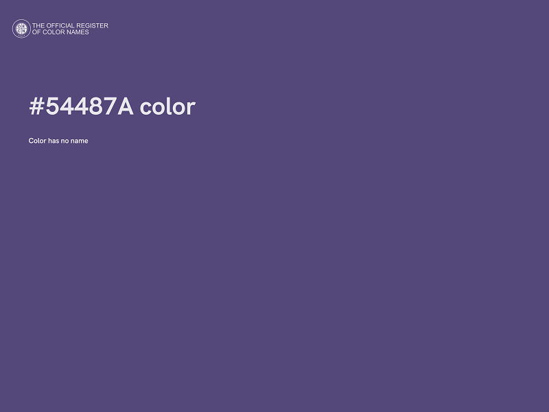 #54487A color image