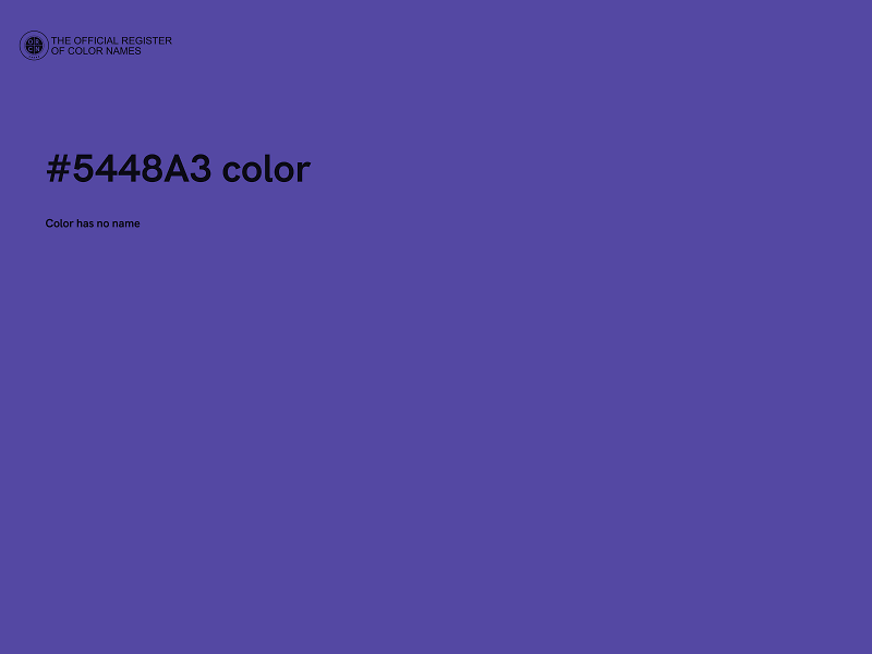 #5448A3 color image