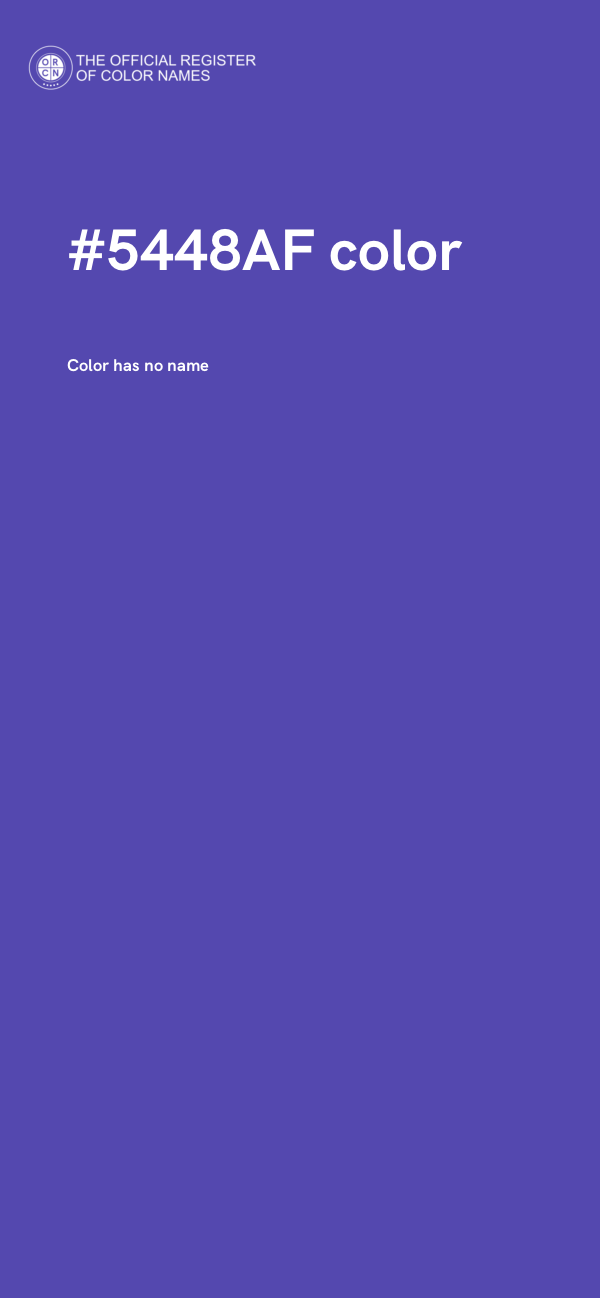 #5448AF color image