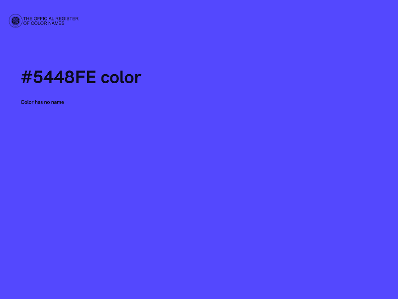 #5448FE color image