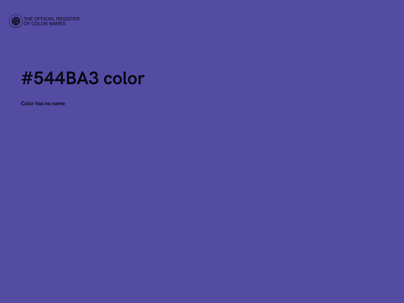 #544BA3 color image