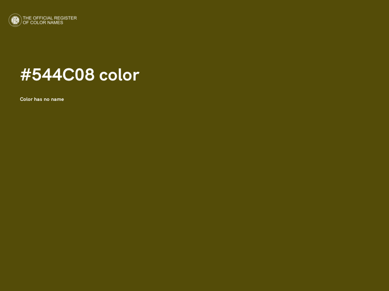 #544C08 color image