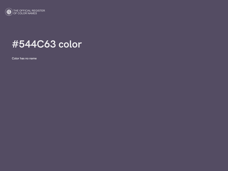 #544C63 color image