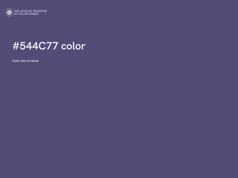#544C77 color image