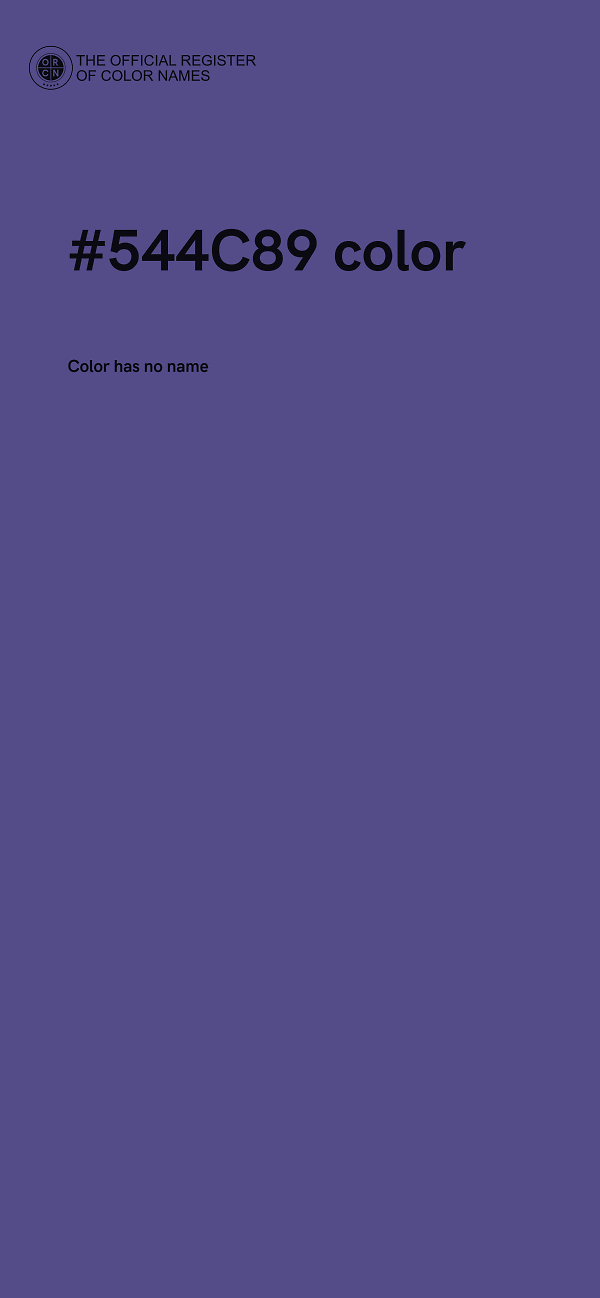 #544C89 color image