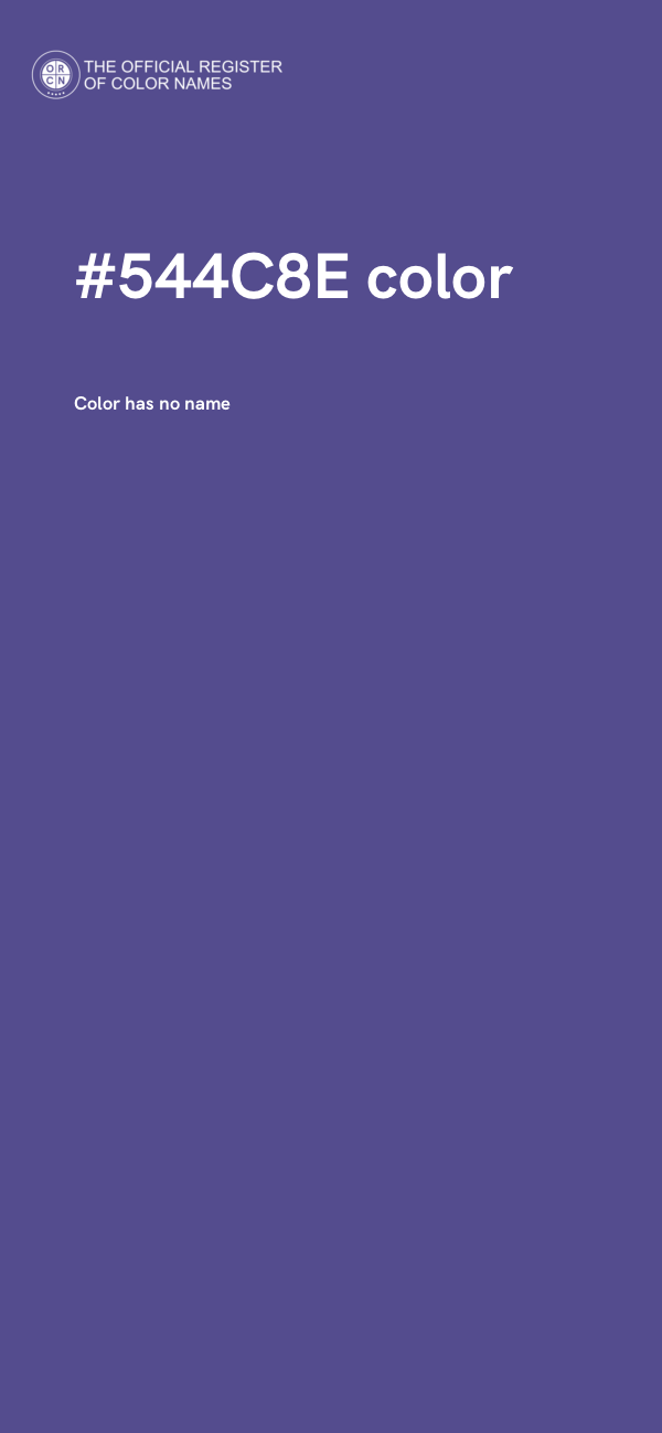 #544C8E color image