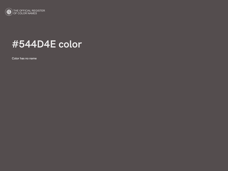 #544D4E color image