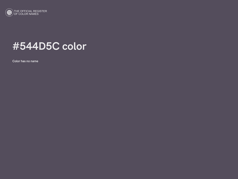 #544D5C color image