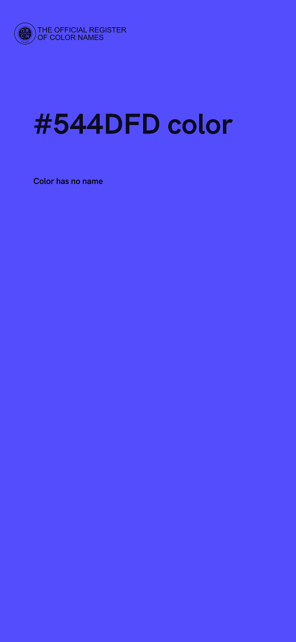 #544DFD color image