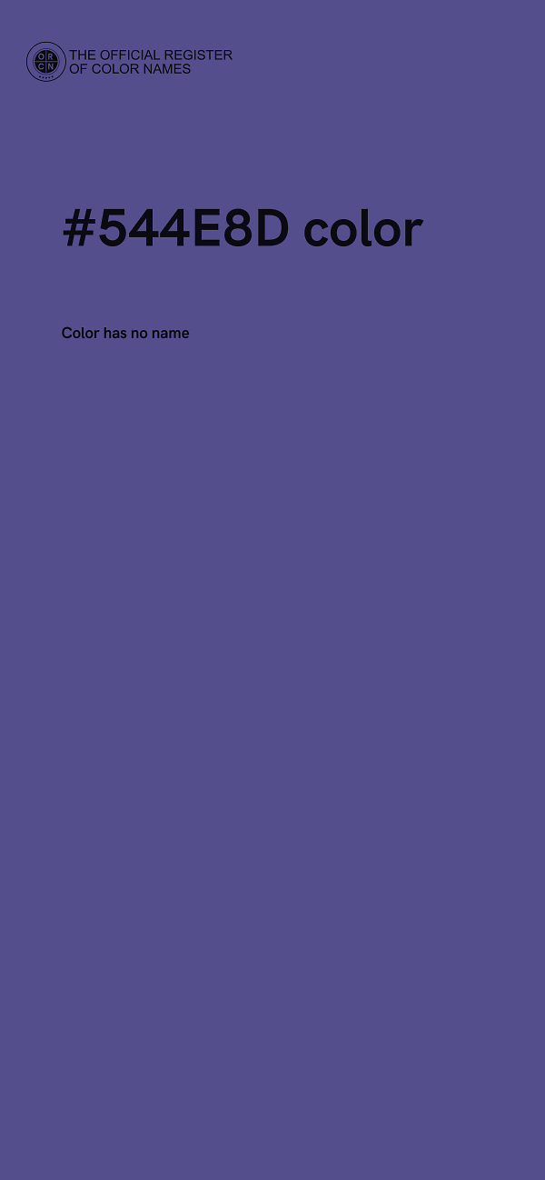 #544E8D color image