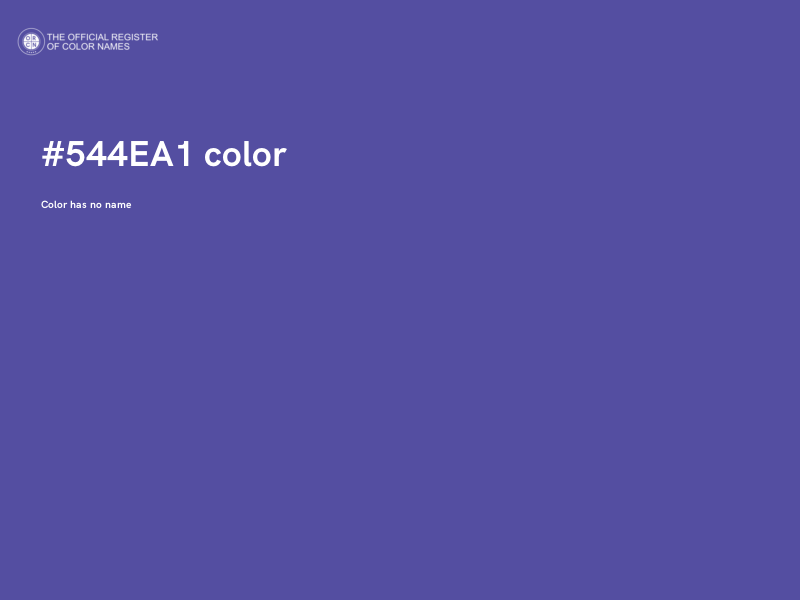 #544EA1 color image