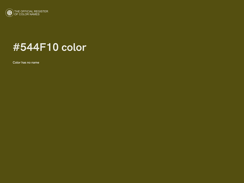 #544F10 color image