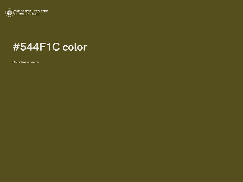 #544F1C color image
