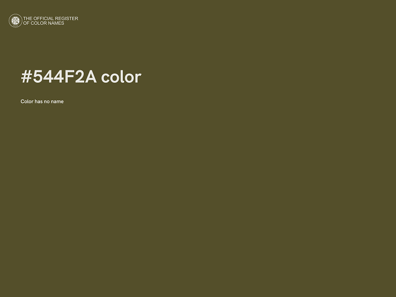 #544F2A color image