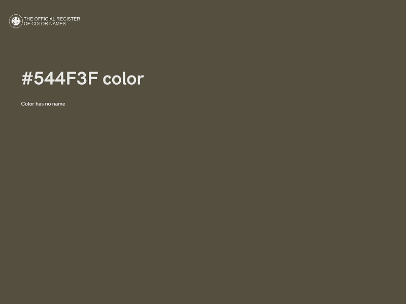 #544F3F color image