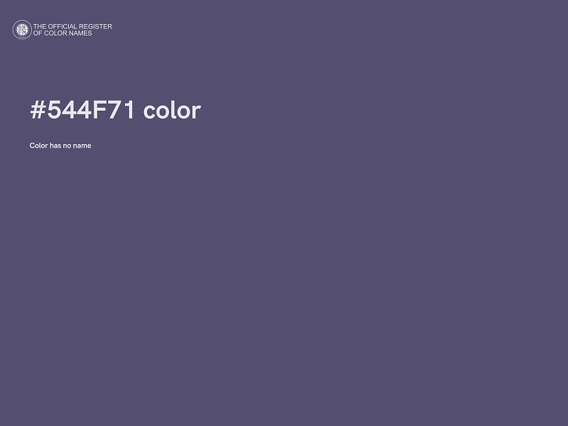 #544F71 color image